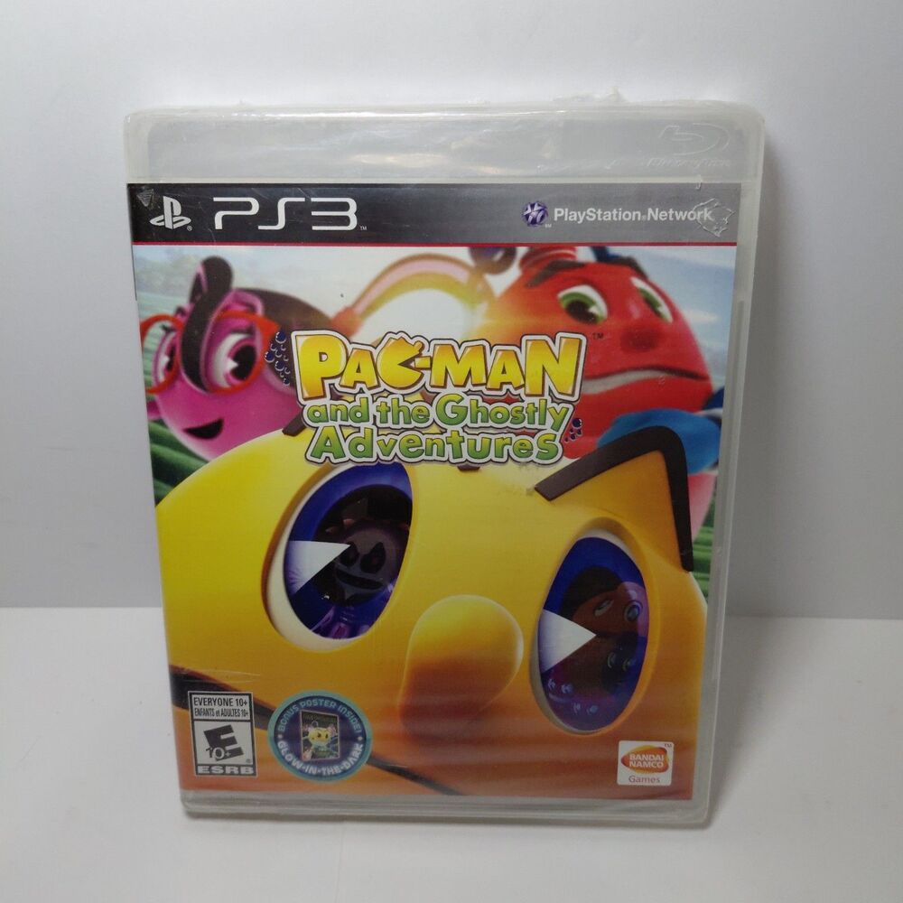 PAC-MAN AND THE GHOSTLY ADVENTURES PlayStation 3 NEW SEALED